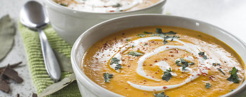 Roast kumara & butternut soup