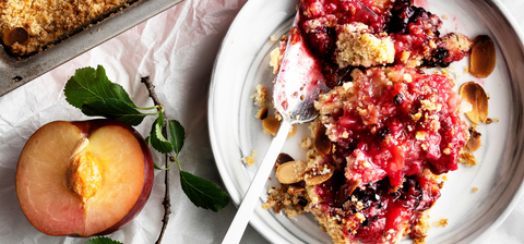 Freedom Plum and Apple Crisp