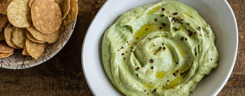 Avocado and tahini dip