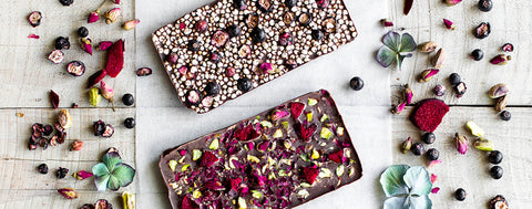 Festive cacao butter chocolate bark recipes