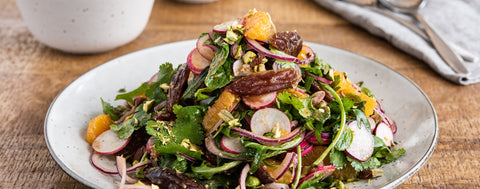 Orange, date and rocket salad